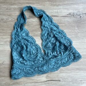Out From Under for Urban Outfitters Lace Hater Neck Bralette Medium